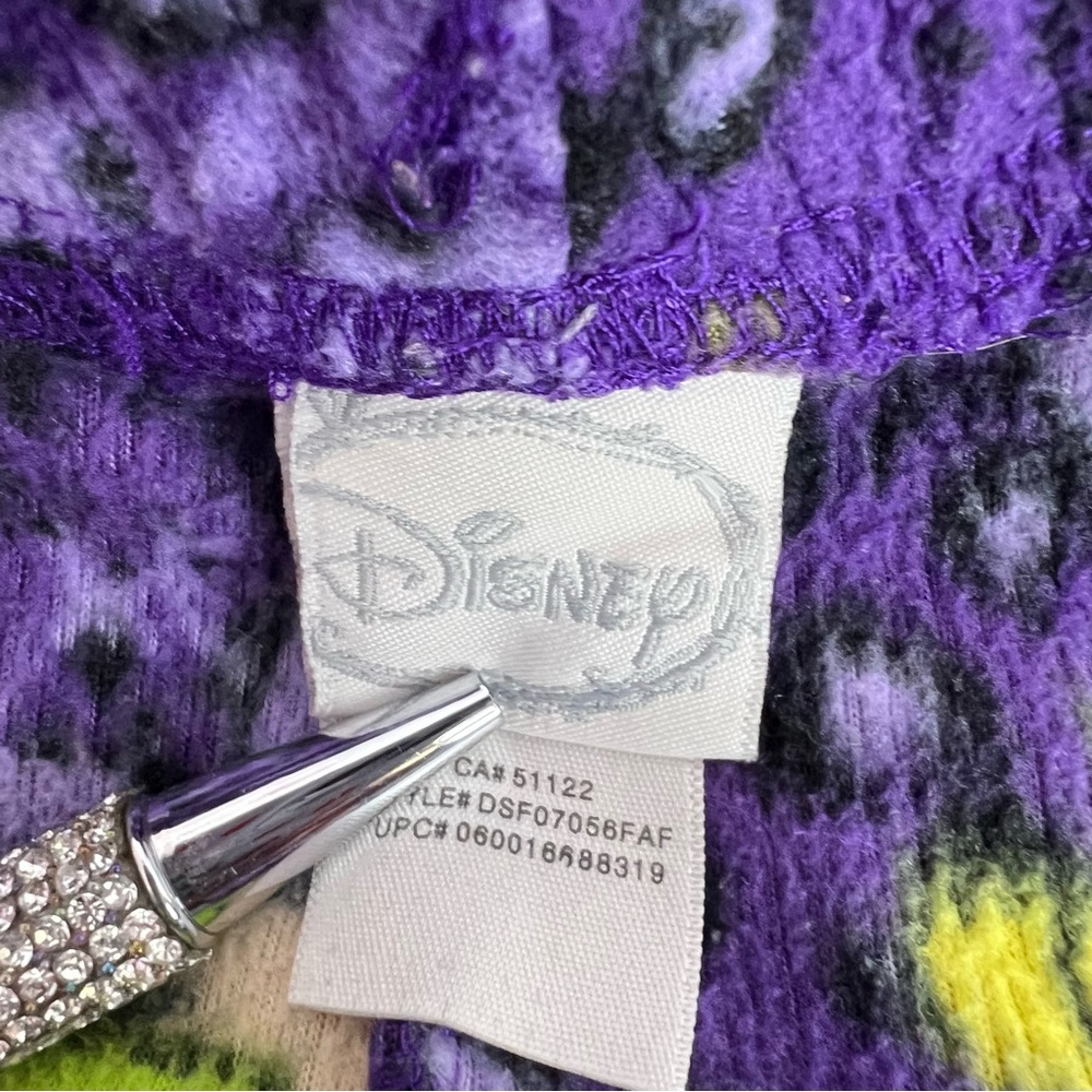Disney pants tinkerbell fleece cheetah stars purple and Green Patterned Pants - Picture 10 of 13